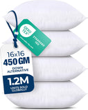 Utopia Bedding Throw Pillows (Set of 4, White) – Down Alternative Pillows for Bed, Sofa, and Couch - Fluffy Decorative Stuffer Pillow for Indoors & Outdoors
