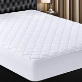 Utopia Bedding Quilted Fitted Mattress Pad, Elastic Fitted Mattress Topper Protector and Cover with Deep Pocket Stretches up to 16 Inches, Machine Washable