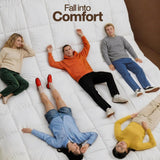 Utopia Bedding Comforter Duvet Insert, Quilted White Comforter with Corner Tabs, Box Stitched Down Alternative Comforters