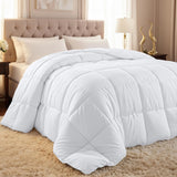 Utopia Bedding Comforter Duvet Insert, Quilted White Comforter with Corner Tabs, Box Stitched Down Alternative Comforters