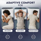 Utopia Bedding Bed Pillows for Sleeping (White), Set of 2, Soft & Fluffy Pillow with Down Alternative Filling, Cooling, Hotel Quality, Gusseted Pillow for Back, Stomach or Side Sleepers