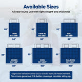 Utopia Bedding Twin Comforter Duvet Insert, Quilted White Comforter with Corner Tabs, Box Stitched Down Alternative Comforters Twin Size 64 x 88 inches