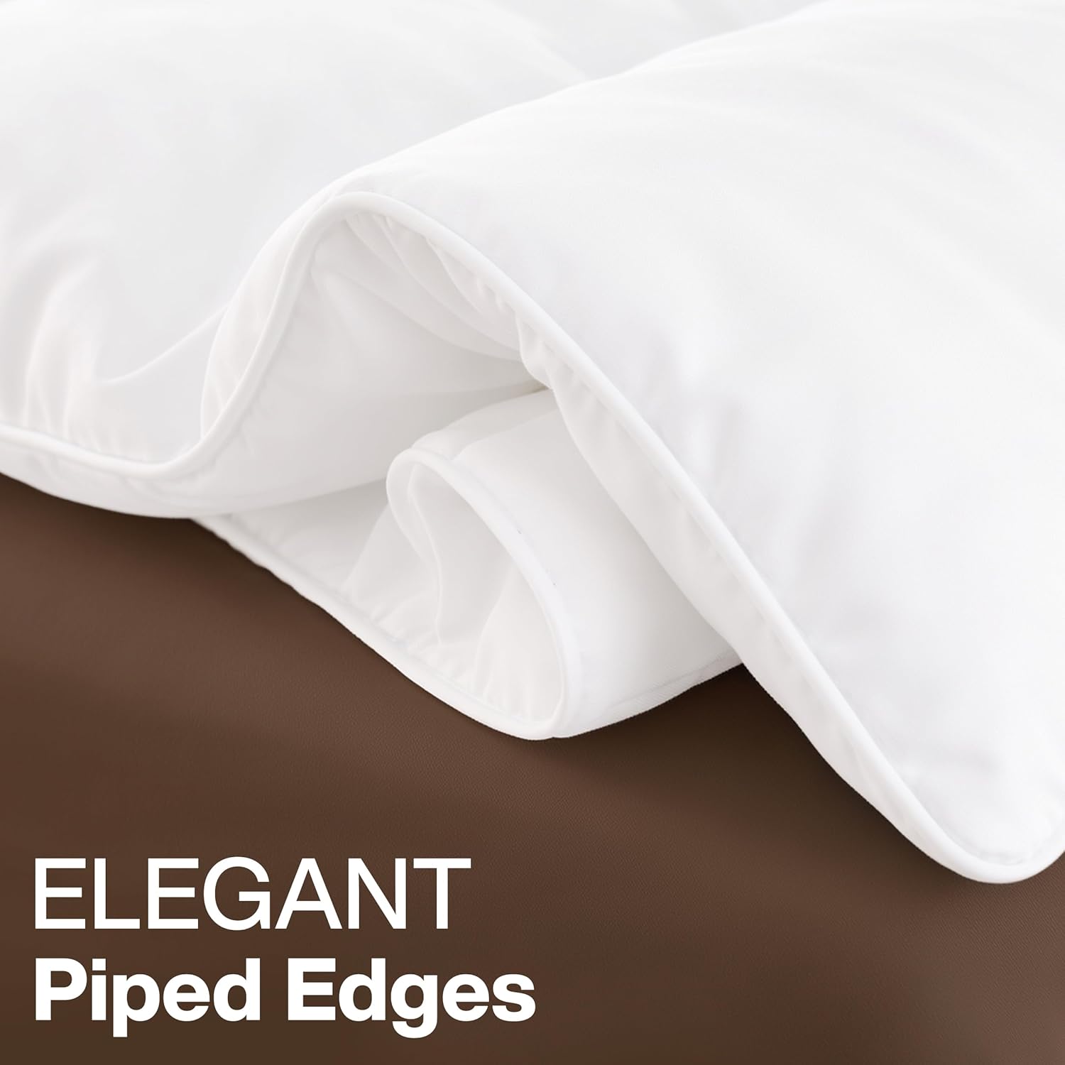 Utopia Bedding Comforter Duvet Insert, Quilted White Comforter with Corner Tabs, Box Stitched Down Alternative Comforters