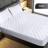 Utopia Bedding Quilted Fitted Mattress Pad, Elastic Fitted Mattress Topper Protector and Cover with Deep Pocket Stretches up to 16 Inches, Machine Washable