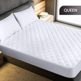 Utopia Bedding Quilted Fitted Mattress Pad, Elastic Fitted Mattress Topper Protector and Cover with Deep Pocket Stretches up to 16 Inches, Machine Washable