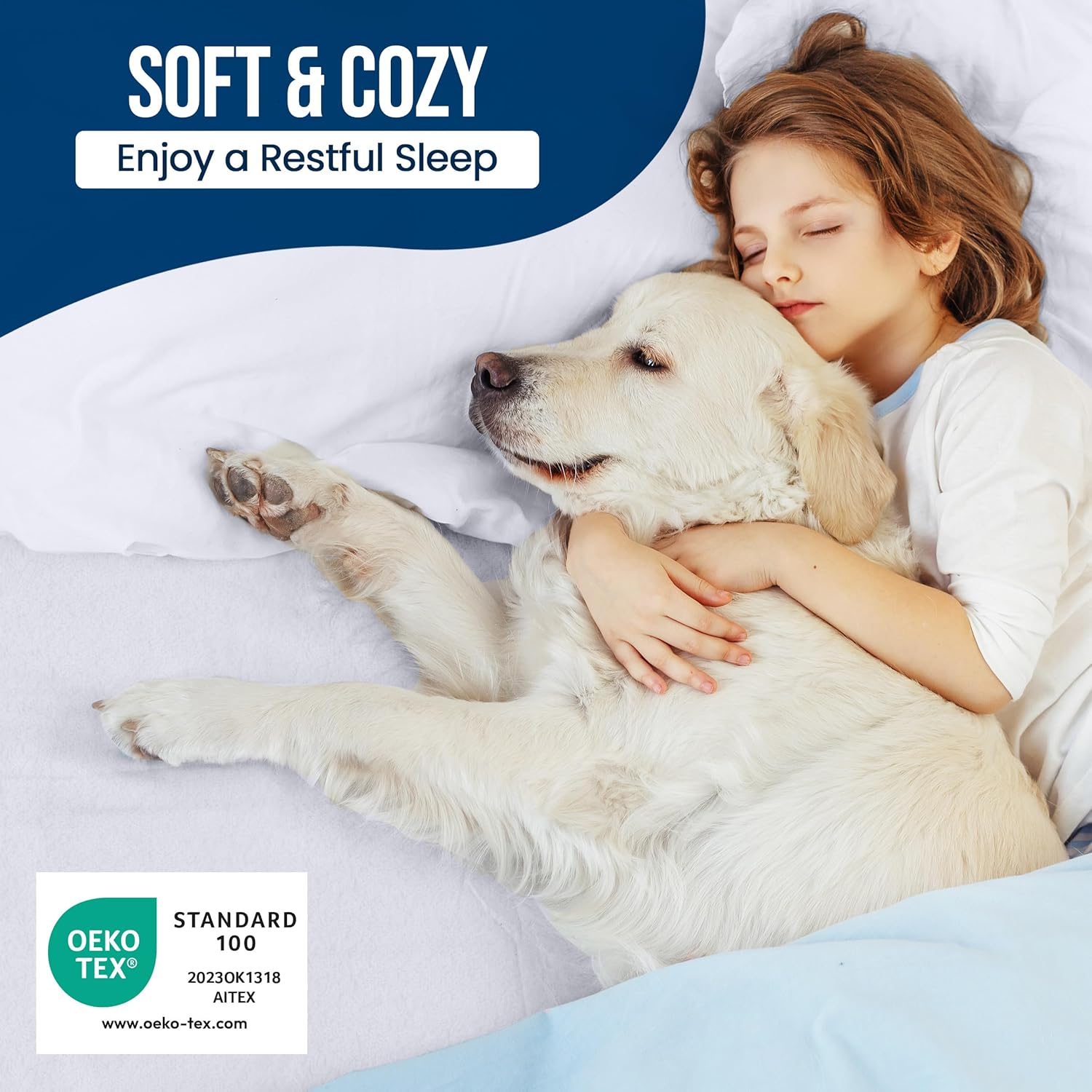 Utopia Bedding Mattress Protector Waterproof, Premium 200 GSM Terry Mattress Cover, Soft & Breathable Bed Cover, Fitted Sheet Style Stretchable Deep Pockets 15"