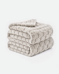 Checkered Plush Blanket