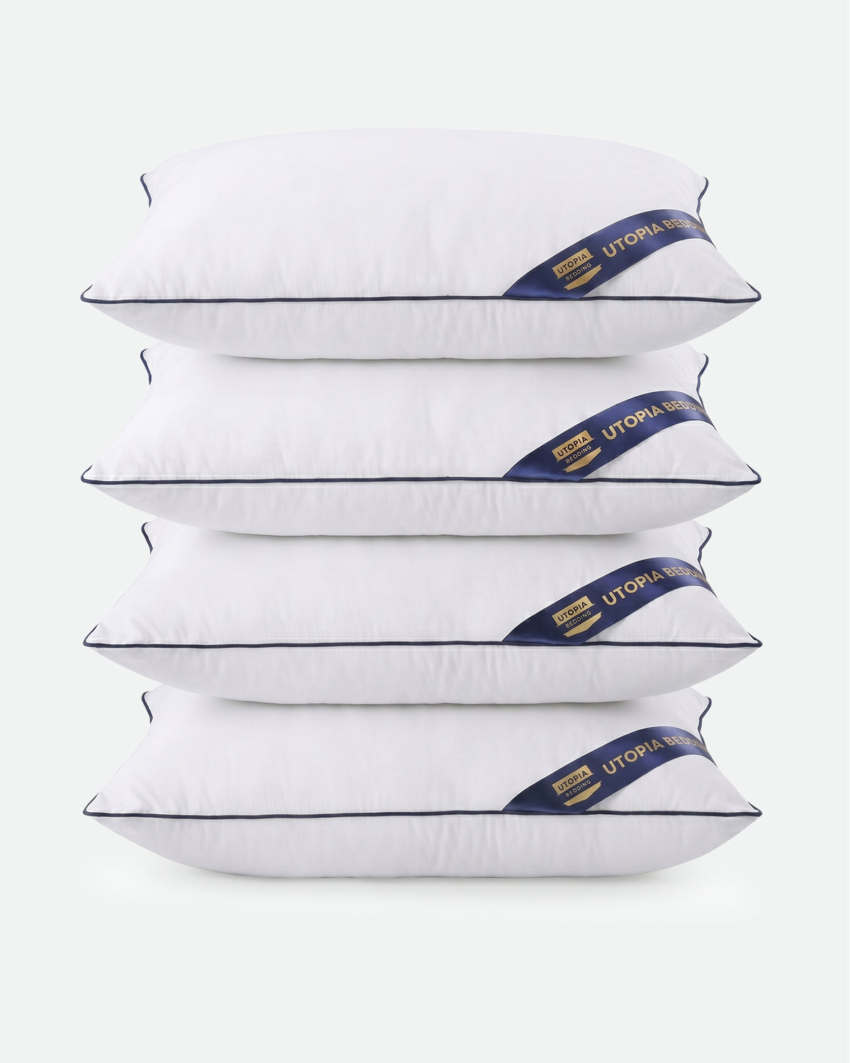 Piping Throw Pillow Inserts 4 Pack