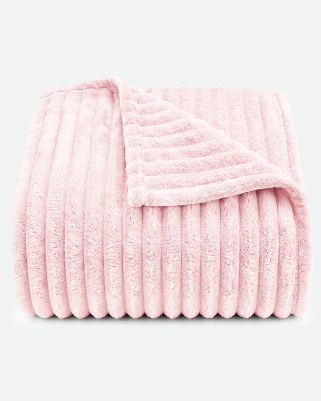 Striped Fleece Blanket